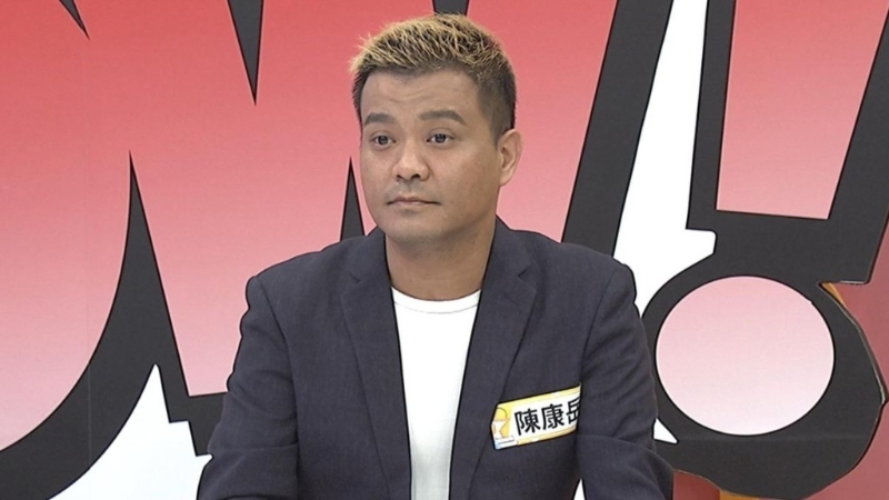 陈康岳上节目讲自己的不幸遭遇。 （TVBS新闻网图片）